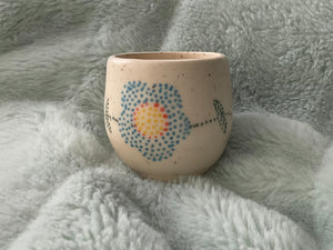 Little handmade ceramic cup