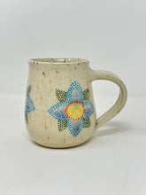 Load image into Gallery viewer, Handmade handpainted blue flower ceramic mug