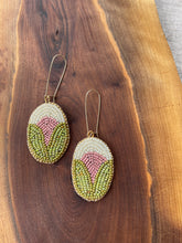 Load image into Gallery viewer, Handmade hand beaded earrings